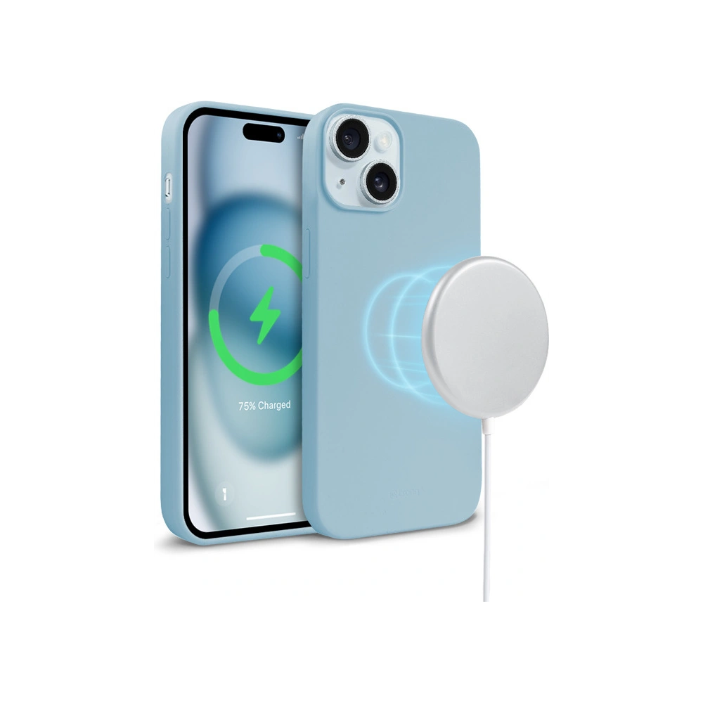 Hurtownia GSM - Etui Crong Color Cover Magnetic Apple iPhone 15 MagSafe modrý - CRG759 - {ean13} - Hurt