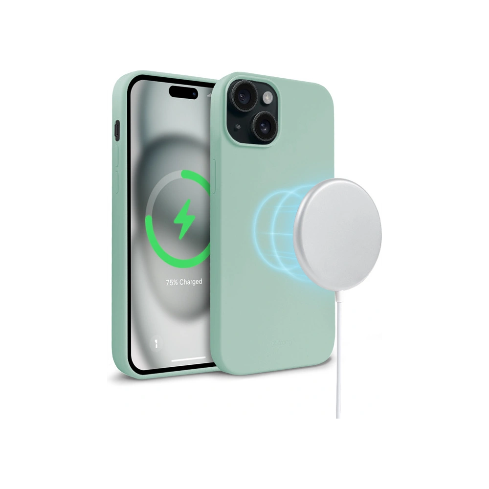 Wholesale Crong Color Cover Magnetic Apple iPhone 15 MagSafe mint - CRG760 - {ean13} - Hurt