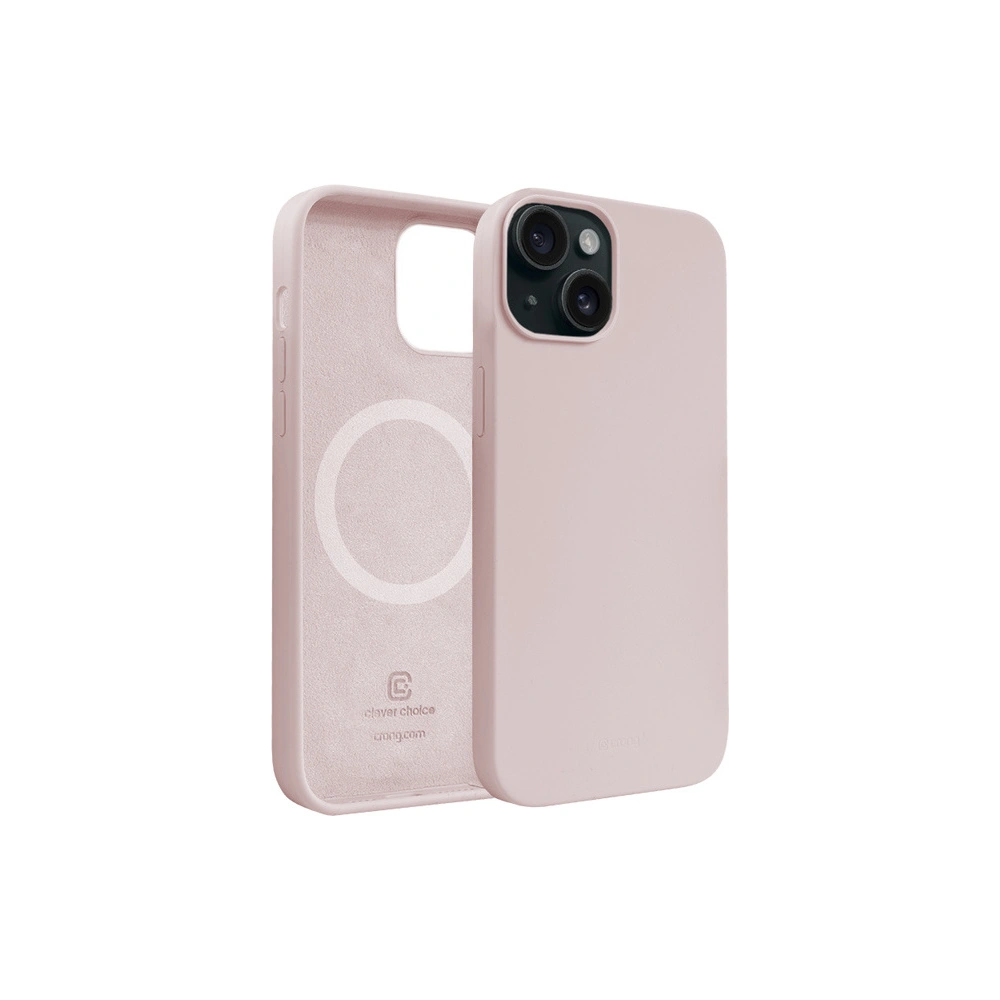 Hurtownia GSM - Etui Crong Color Cover Magnetic Apple iPhone 15 MagSafe pískový růžový - CRG761 - {ean13} - Hurt