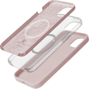 Hurtownia GSM - Etui Crong Color Cover Magnetic Apple iPhone 15 MagSafe piaskowy róż - CRG761 - {ean13} - Hurt