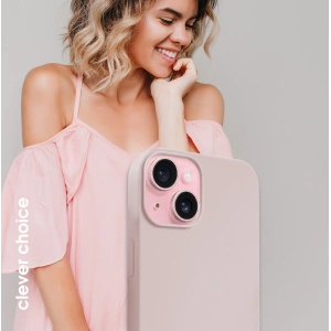 Case Crong Color Cover Magnetic Apple iPhone 15 MagSafe sandrosa