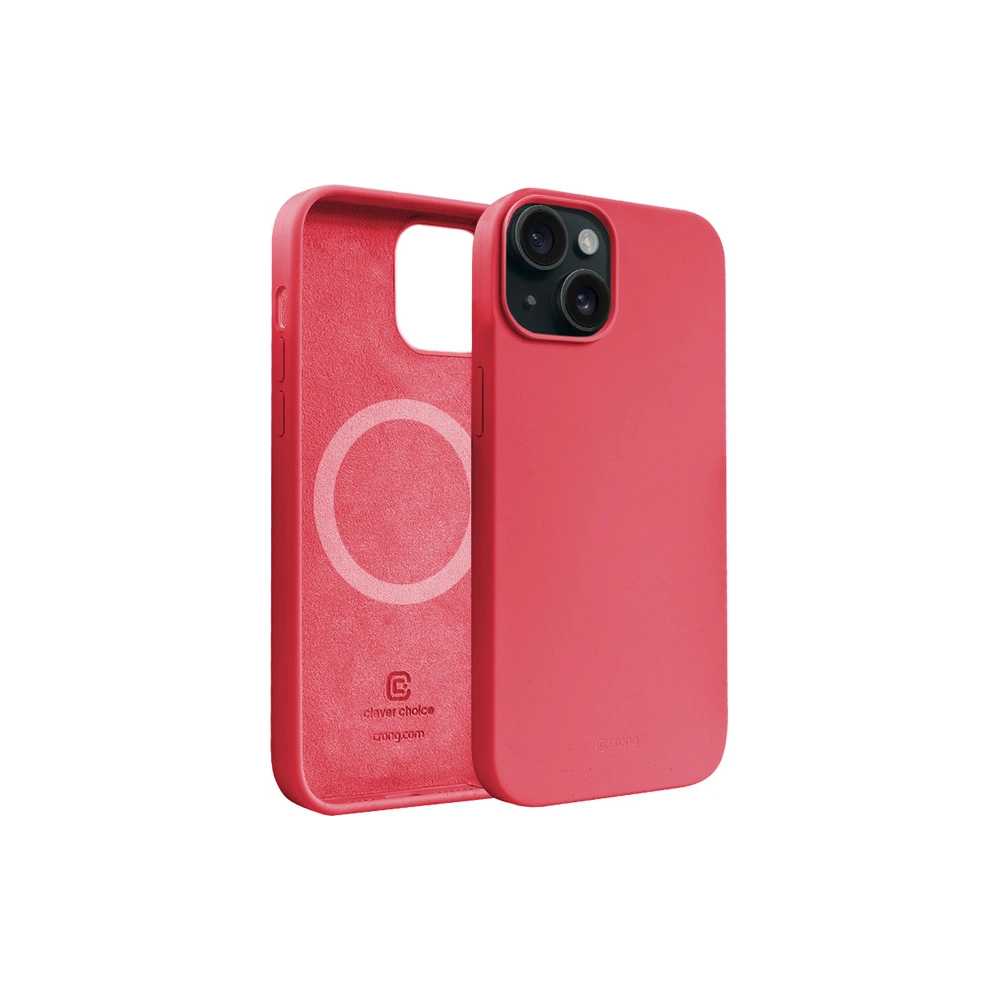 Hurtownia GSM - Etui Crong Color Cover Magnetic Apple iPhone 15 MagSafe růžové - CRG762 - {ean13} - Hurt