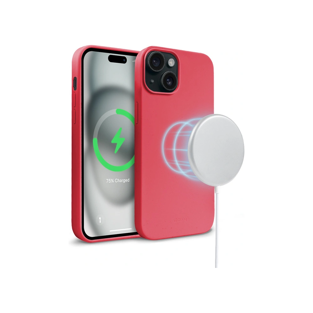 Hurtownia GSM - Etui Crong Color Cover Magnetic Apple iPhone 15 MagSafe růžové - CRG762 - {ean13} - Hurt
