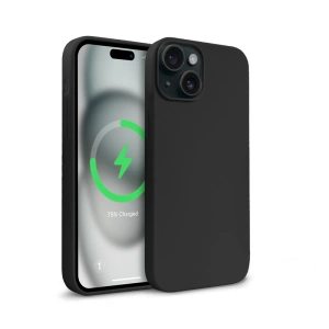 Hurtownia GSM - Etui Crong Color Cover Magnetic Apple iPhone 15 Plus MagSafe negru - CRG763 - {ean13} - Hurt
