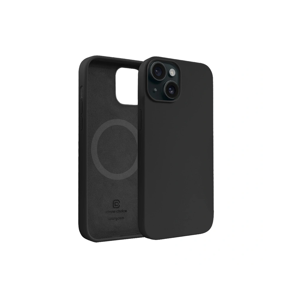 Wholesale Crong Color Cover Magnetic Apple iPhone 15 Plus MagSafe black - CRG763 - {ean13} - Hurt