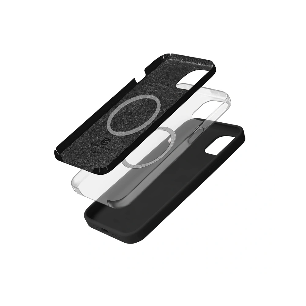 Wholesale Crong Color Cover Magnetic Apple iPhone 15 Plus MagSafe black - CRG763 - {ean13} - Hurt