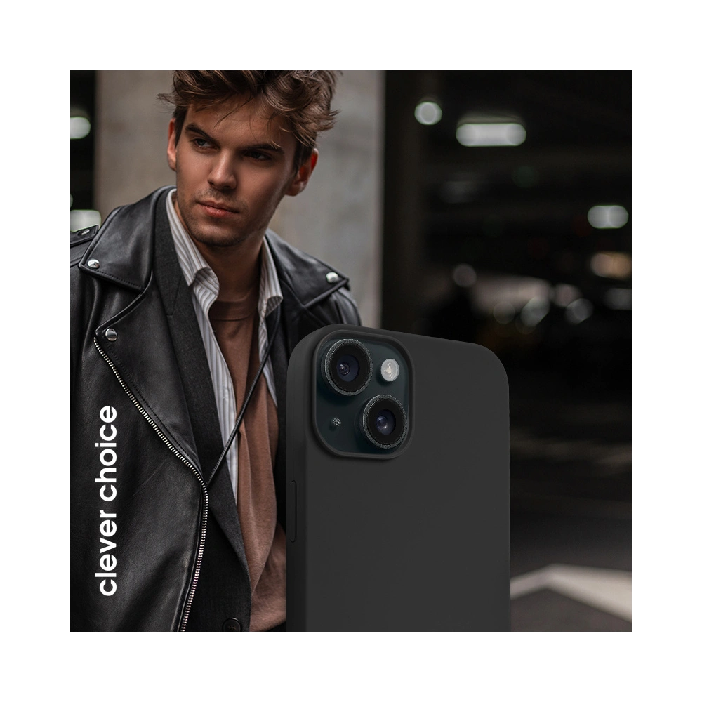 Hurtownia GSM - Case Crong Farbige Hülle Magnetisch Apple iPhone 15 Plus MagSafe schwarz - CRG763 - {ean13} - Hurt