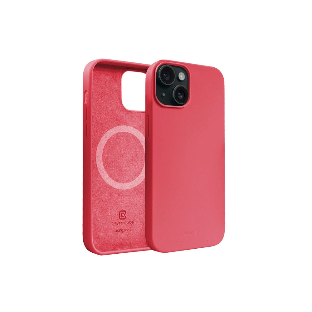 Wholesale Crong Color Cover Magnetic Apple iPhone 15 Plus MagSafe pink - CRG764 - {ean13} - Hurt