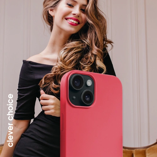 Etui Crong Color Cover Magnetic Apple iPhone 15 Plus MagSafe różowy