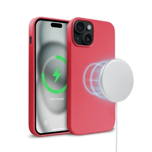 Hurtownia GSM - Etui Crong Color Cover Magnetic Apple iPhone 15 Plus MagSafe różowy - CRG764 - {ean13} - Hurt