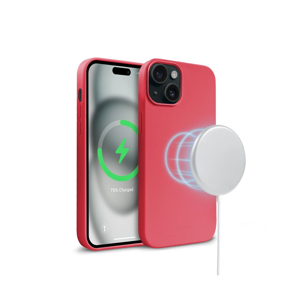 Wholesale Crong Color Cover Magnetic Apple iPhone 15 Plus MagSafe pink - CRG764 - {ean13} - Hurt