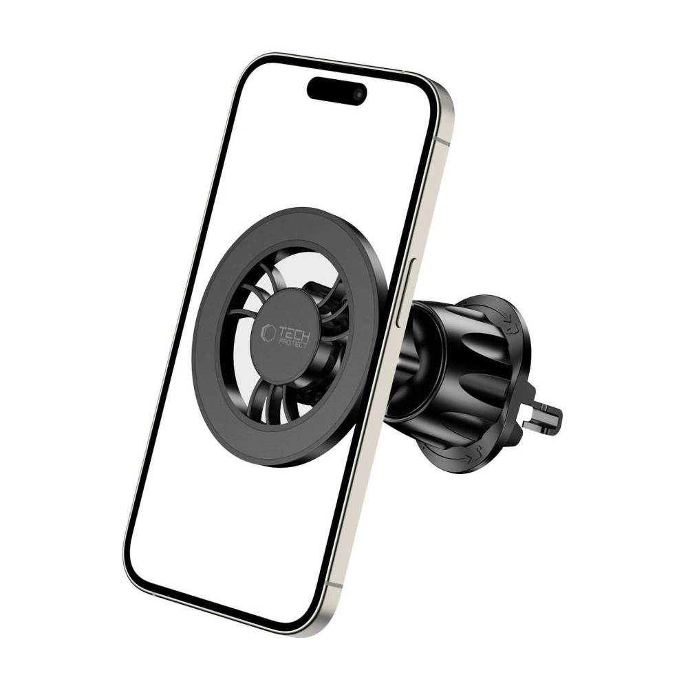 Hurtownia GSM - Uchwyt auto pentru grilă Tech-Protect N56 Magnetic Magsafe Vent Car Mount Negru - THP2840 - {ean13} - Hurt