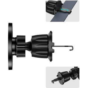 Hurtownia GSM - Autohalterung für Lüftungsschlitze Tech-Protect N56 Magnetic Magsafe Vent Car Mount Schwarz - THP2840 - {ean13} - Hurt