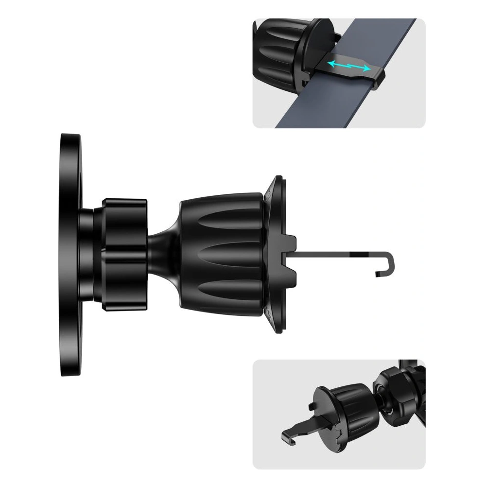 Hurtownia GSM - Uchwyt auto pentru grilă Tech-Protect N56 Magnetic Magsafe Vent Car Mount Negru - THP2840 - {ean13} - Hurt