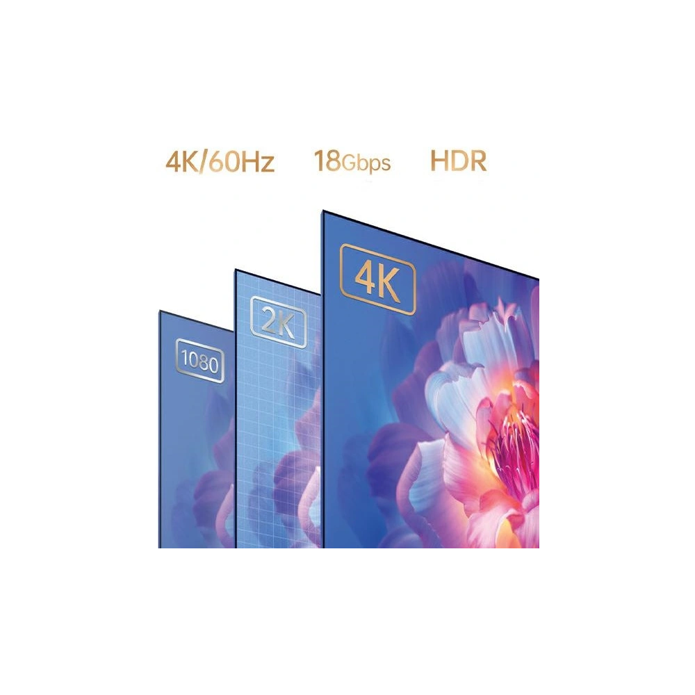 Hurtownia GSM - AWEI CL-212T USB-C / HDMI 4K@30HZ fekete kábel - AWEI191 - {ean13} - Hurt