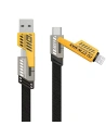 Kábel 4w1 AWEI CL-226 USB-C / Lightning fekete/black