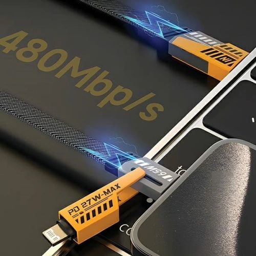 Kabel 4w1 AWEI CL-226 USB-C / Lightning czarny/black