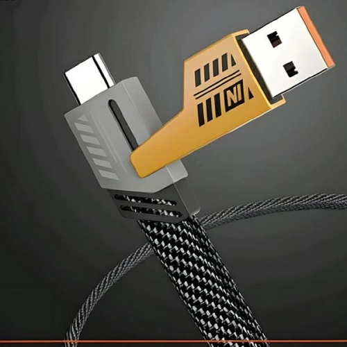 Kabel 4w1 AWEI CL-226 USB-C / Lightning czarny/black