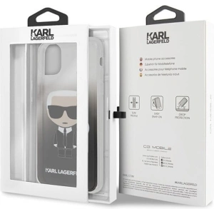 Karl Lagerfeld KLHCN65TRDFKBK iPhone 11 Pro Max czarny/black Gradient Ikonik Karl