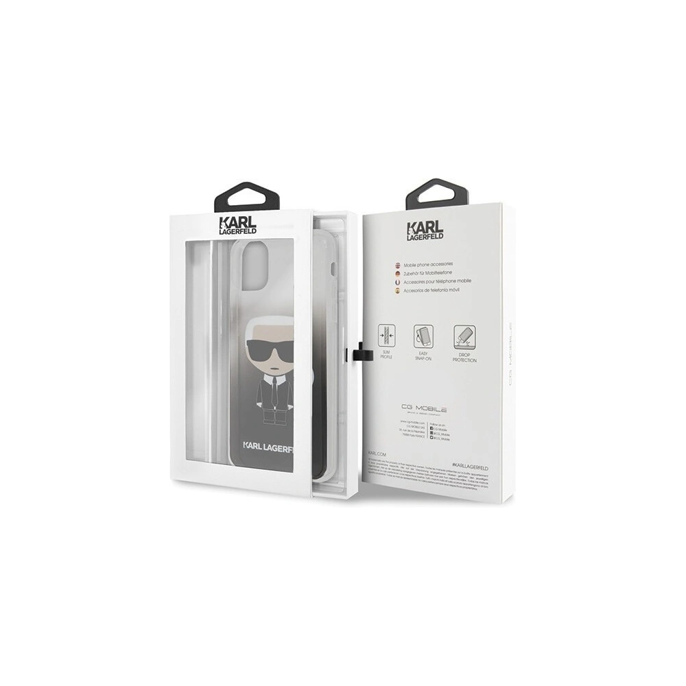 Hurtownia GSM - Karl Lagerfeld KLHCN65TRDFKBK iPhone 11 Pro Max czarny/black Gradient Ikonik Karl - KLD184BLK - {ean13} - Hurt