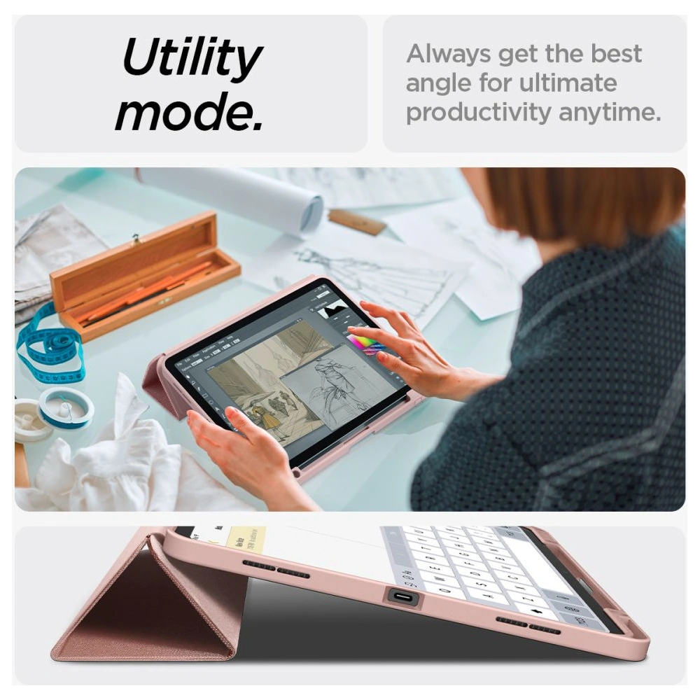 Hurtownia GSM - Etui Spigen Urban Fit Apple iPad Air 13" 2024 (6. generace) Rose Gold - SPN3417 - {ean13} - Hurt