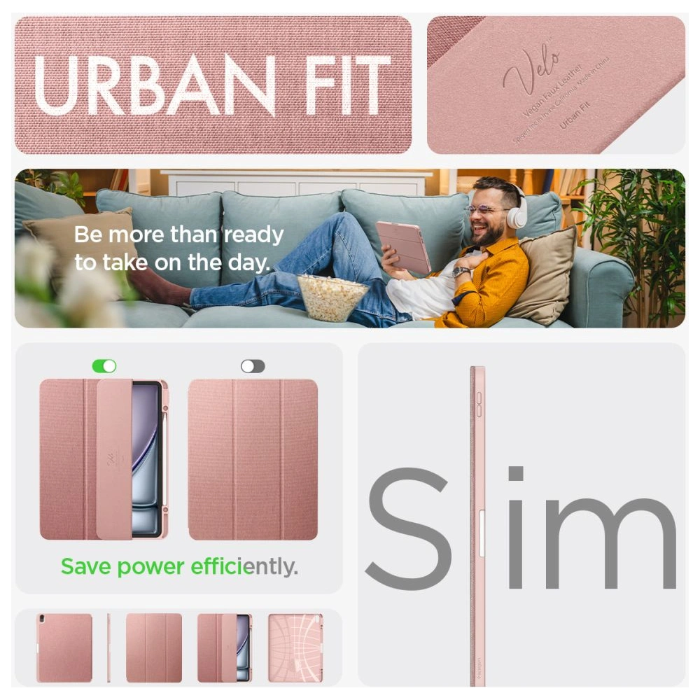 Hurtownia GSM - Etui Spigen Urban Fit Apple iPad Air 13" 2024 (6. generace) Rose Gold - SPN3417 - {ean13} - Hurt