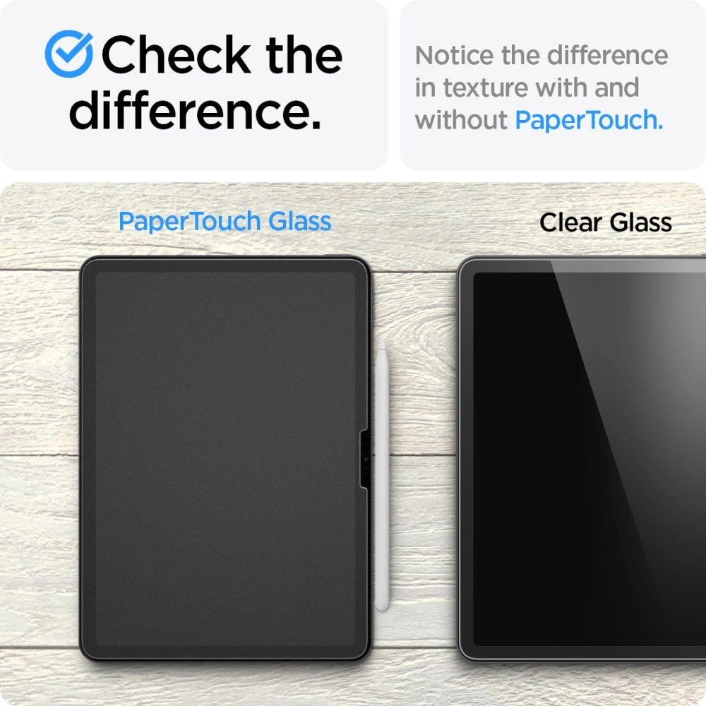 Hurtownia GSM - Gehärtetes Glas Spigen Paper Touch Apple iPad Air 11" 2024 (6. Generation) Matt Klar - SPN3420 - {ean13} - Hurt