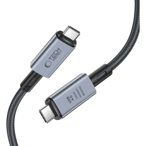 Hurtownia GSM - Kabel Tech-Protect Ultraboost Max USB-C / USB-C Thunderbolt 4.0 8K 40Gbps PD 240W 100cm Grau - THP2841 - {ean13} - Hurt