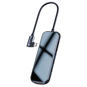 Adapter 6w1 Baseus Hub USB-C la 3x USB 3.0 + HDMI + USB-C PD + SD/microSD