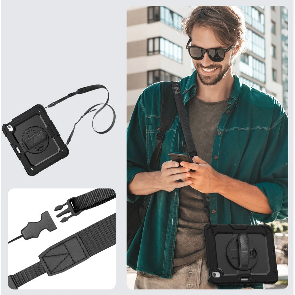 Hurtownia GSM - Case Tech-Protect Solid360 Apple iPad Air 11" 2024 (6. Generation) Schwarz - THP2845 - {ean13} - Hurt