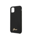 Hurtownia GSM - Etui Guess GUHCN65LSLMGBK Apple iPhone 11 Pro Max black/czarny hard case Silicone Vintage Gold Logo - GUE273BLK - {ean13} - Hurt