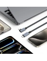 Hurtownia GSM - Cablul unghiular Tech-Protect Ultraboost Max L USB-C / USB-C USB 4.0 8K 40Gbps PD 240W 150cm Gri - THP2847 - {ean13} - Hurt