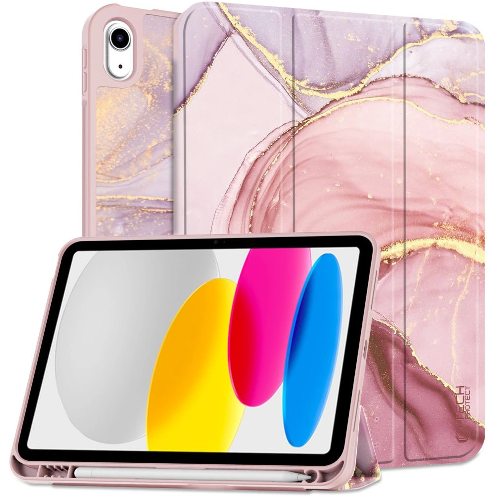 Wholesale Tech-Protect SmartCase Pen Apple iPad 10.9" 2022 (10 gen) Marble - THP2849 - {ean13} - Hurt