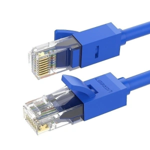 Cable UGREEN Ethernet RJ45, Cat.6, UTP, 1m Blue