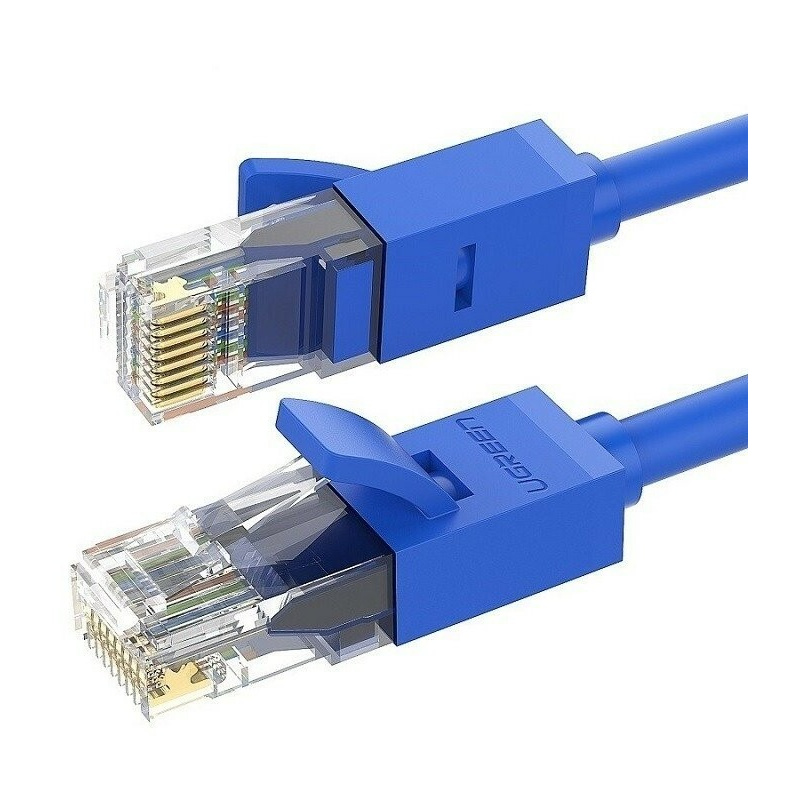 Ugreen Distributor - 6957303882014 - UGR208BLU - Cable UGREEN Ethernet RJ45, Cat.6, UTP, 1m Blue - B2B homescreen