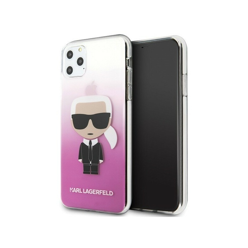 Karl Lagerfeld Distributor - 3700740467312 - KLD185RS - Karl Lagerfeld KLHCN65TRDFKPI iPhone 11 Pro Max pink Gradient Ikonik Karl - B2B homescreen