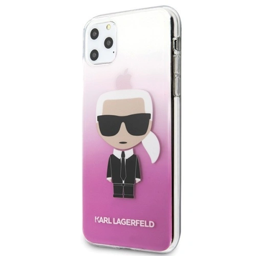 Karl Lagerfeld KLHCN65TRDFKPI iPhone 11 Pro Max różowy/pink Gradient Ikonik Karl