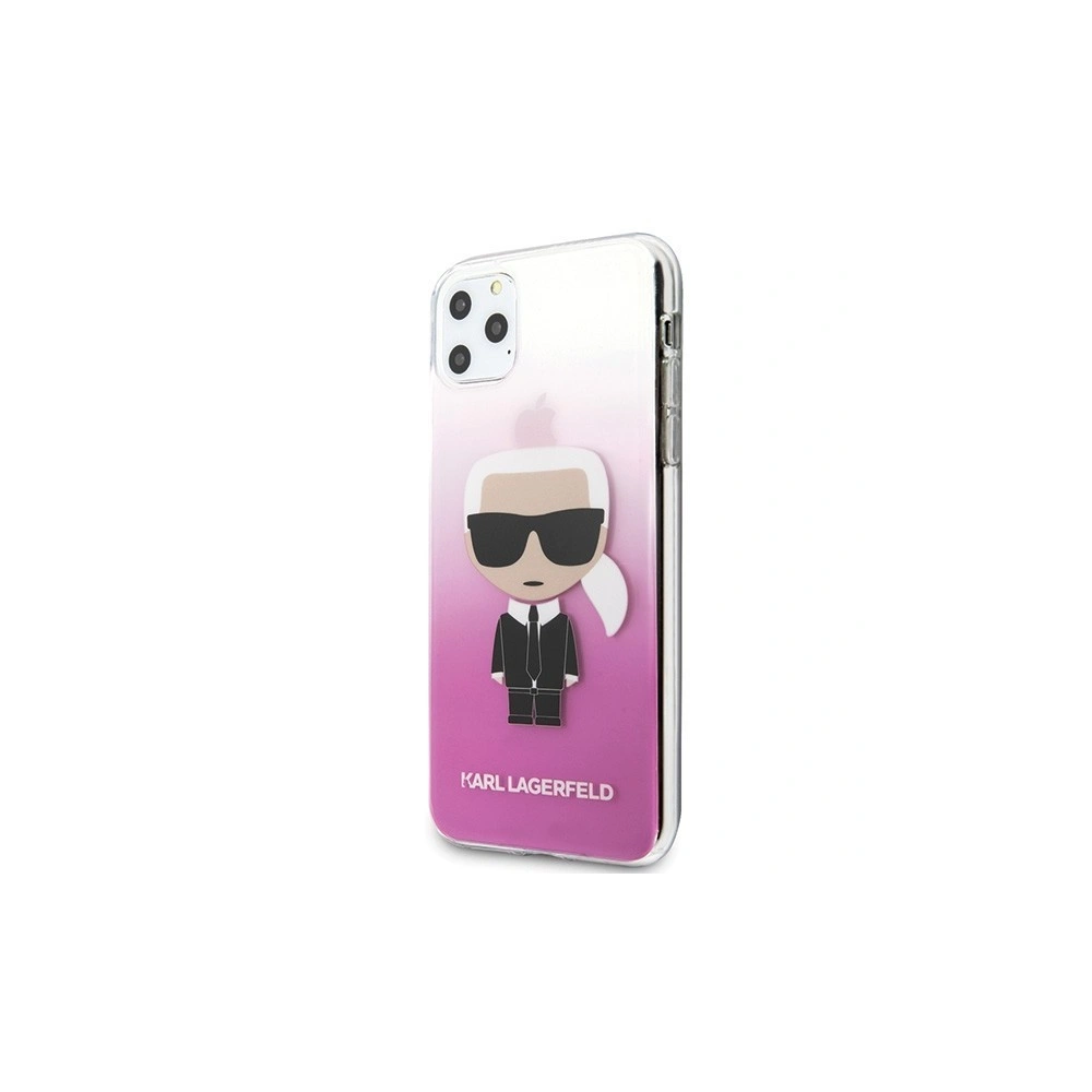 Hurtownia GSM - Karl Lagerfeld KLHCN65TRDFKPI iPhone 11 Pro Max różowy/pink Gradient Ikonik Karl - KLD185RS - {ean13} - Hurt