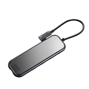 Adapter 6w1 Baseus Hub USB-C la 3x USB 3.0 + HDMI + USB-C PD + RJ45 Ethernet