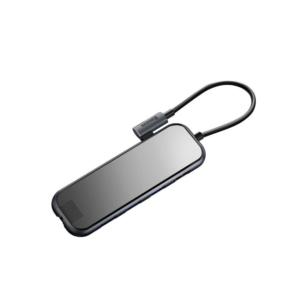 Hurtownia GSM - Adapter 6w1 Baseus Hub USB-C na 3x USB 3.0 + HDMI + USB-C PD + RJ45 Ethernet - BSU686 - {ean13} - Hurt