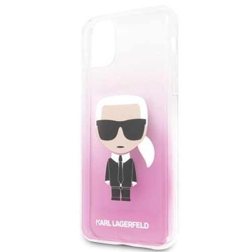 Karl Lagerfeld KLHCN65TRDFKPI iPhone 11 Pro Max różowy/pink Gradient Ikonik Karl