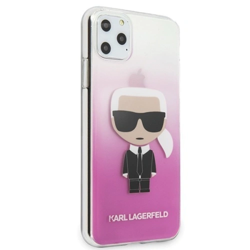 Karl Lagerfeld KLHCN65TRDFKPI iPhone 11 Pro Max różowy/pink Gradient Ikonik Karl