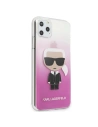 Hurtownia GSM - Karl Lagerfeld KLHCN65TRDFKPI iPhone 11 Pro Max różowy/pink Gradient Ikonik Karl - KLD185RS - {ean13} - Hurt