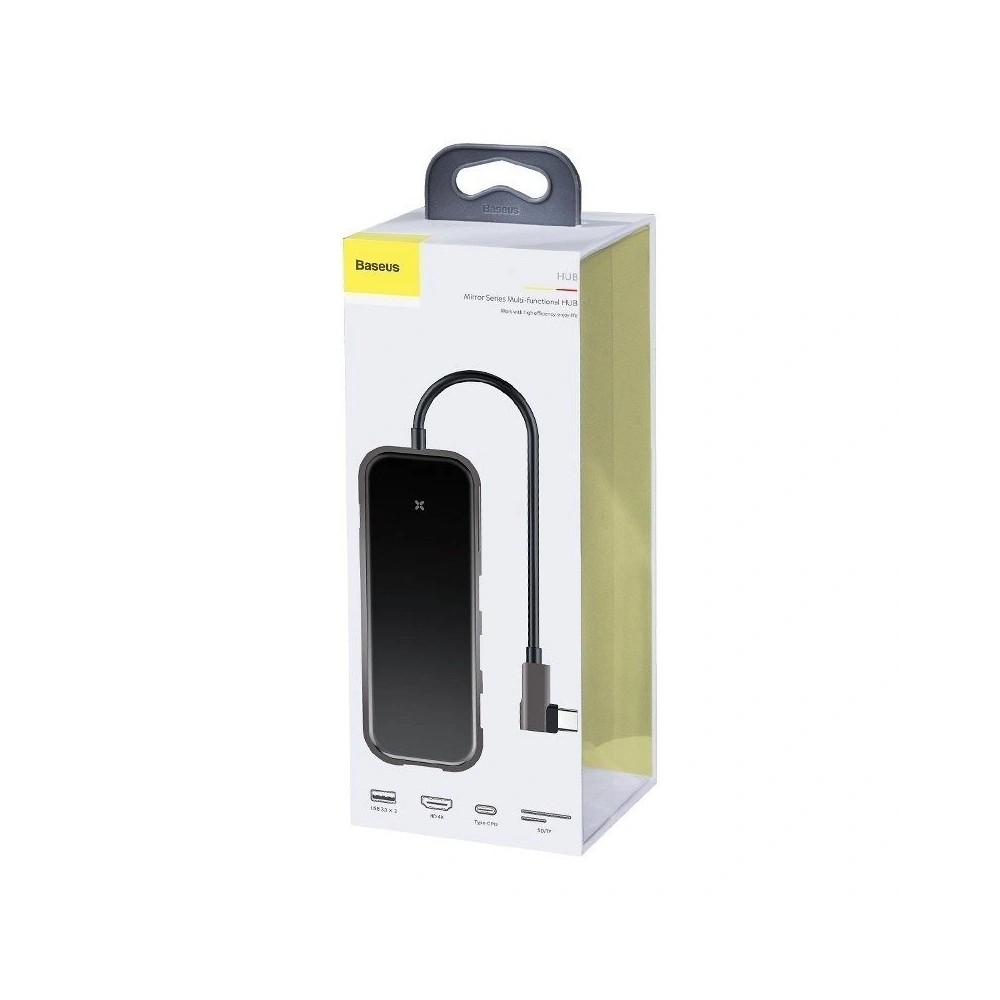 Hurtownia GSM - Adapter 6w1 Baseus Hub USB-C na 3x USB 3.0 + HDMI + USB-C PD + SD/microSD - BSU685 - {ean13} - Hurt