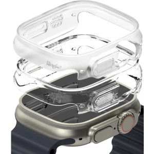 Case Ringke Slim Apple Watch Ultra 1/2 49mm Clear & Alpine Clear [2 PACK]
