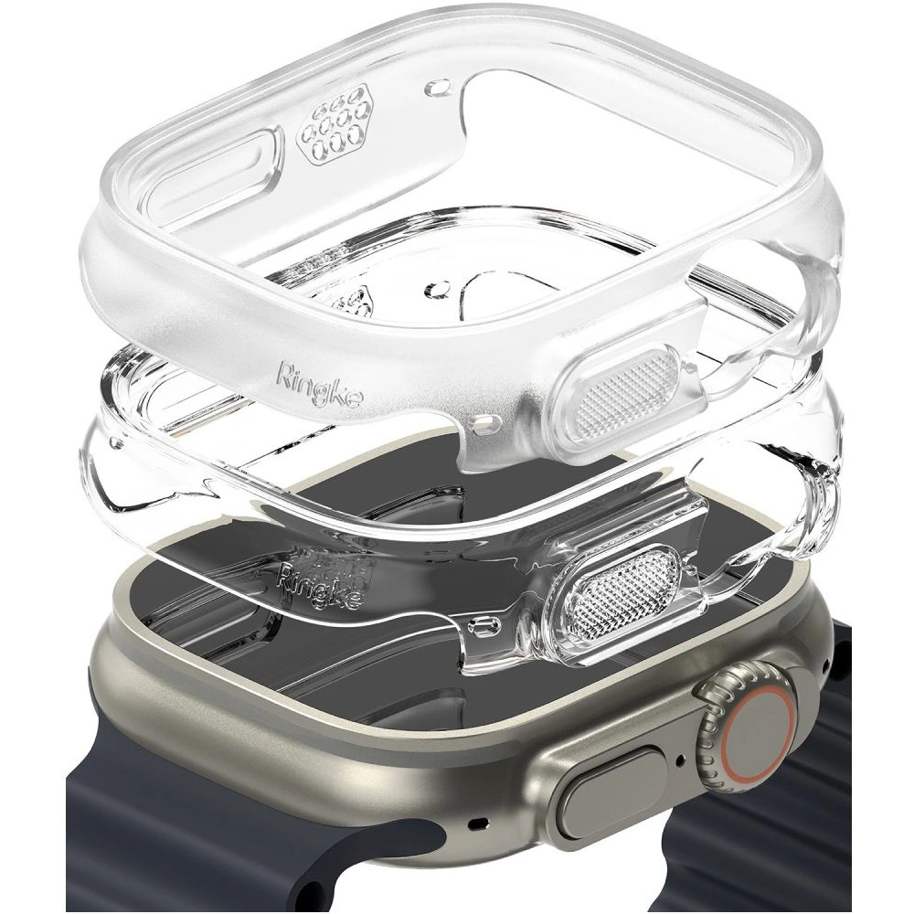 Wholesale Case Ringke Slim Apple Watch Ultra 1/2 49mm Clear & Alpine Clear [2 PACK] - RGK1978 - {ean13} - Hurt