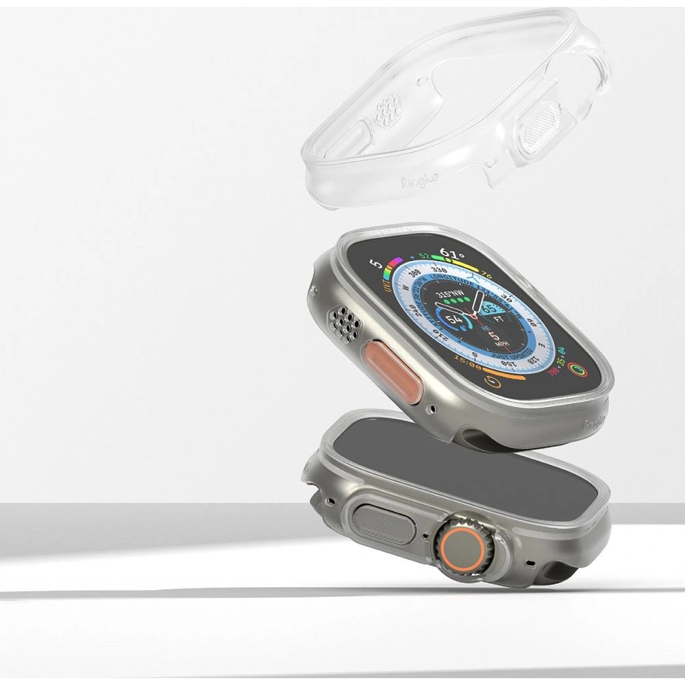 Wholesale Case Ringke Slim Apple Watch Ultra 1/2 49mm Clear & Alpine Clear [2 PACK] - RGK1978 - {ean13} - Hurt