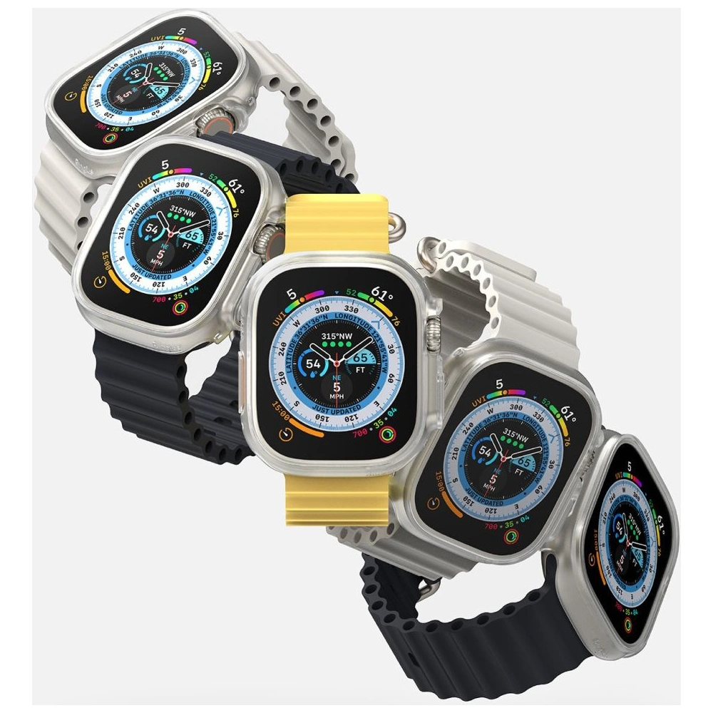 Wholesale Case Ringke Slim Apple Watch Ultra 1/2 49mm Clear & Alpine Clear [2 PACK] - RGK1978 - {ean13} - Hurt