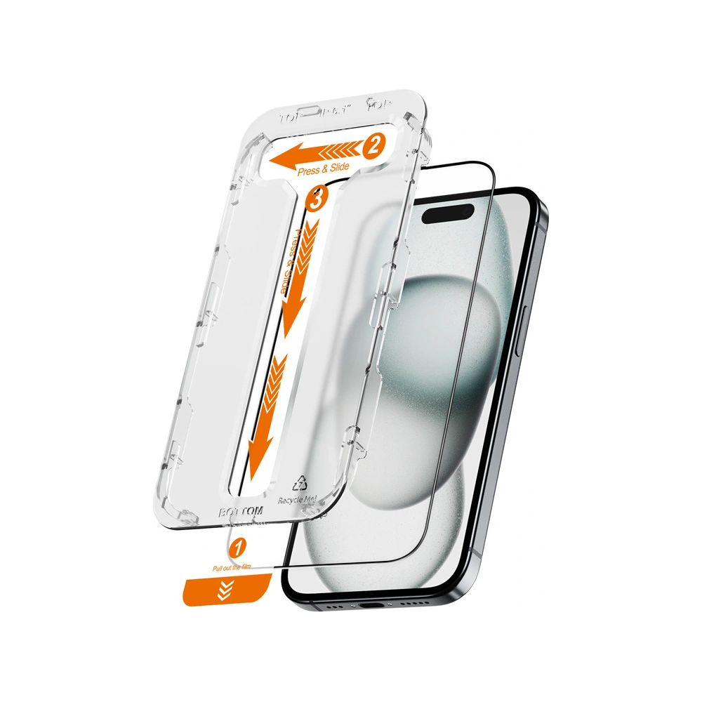 Hurtownia GSM - Gehärtetes Glas Crong EasyShield Apple iPhone 15 [2 PACK] - CRG765 - {ean13} - Hurt