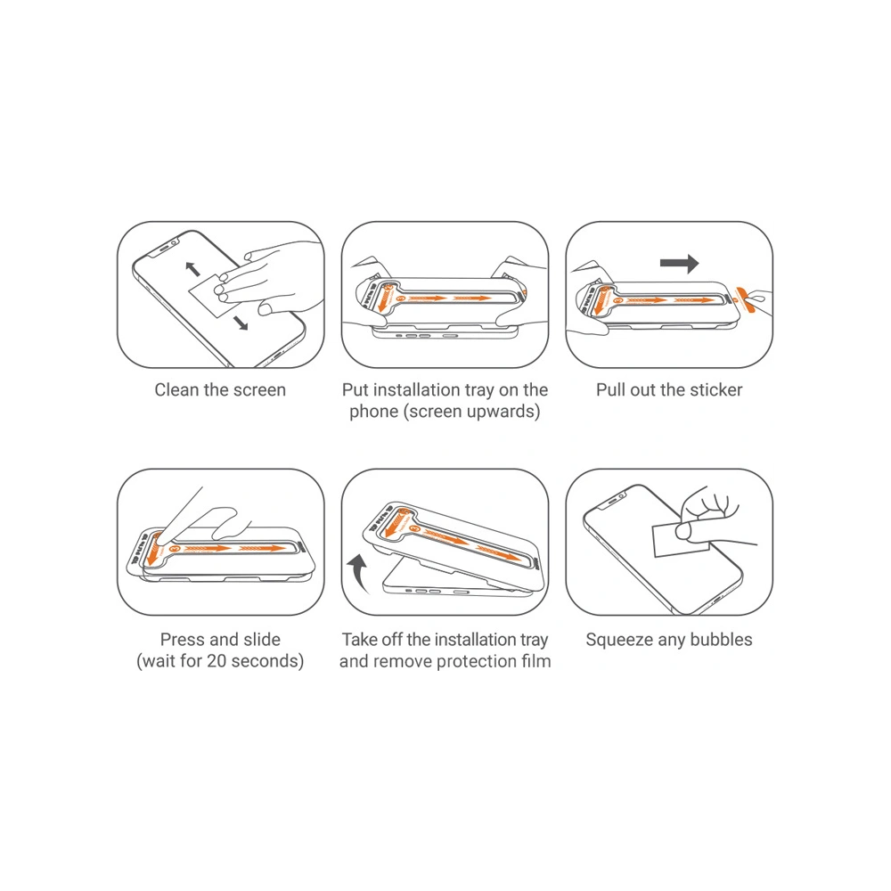 Hurtownia GSM - Gehärtetes Glas Crong EasyShield Apple iPhone 15 [2 PACK] - CRG765 - {ean13} - Hurt